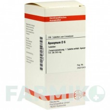 АПОЦИНУМ (APOCYNUM) D 6 таблетки 200 шт - Гомеопатия DHU