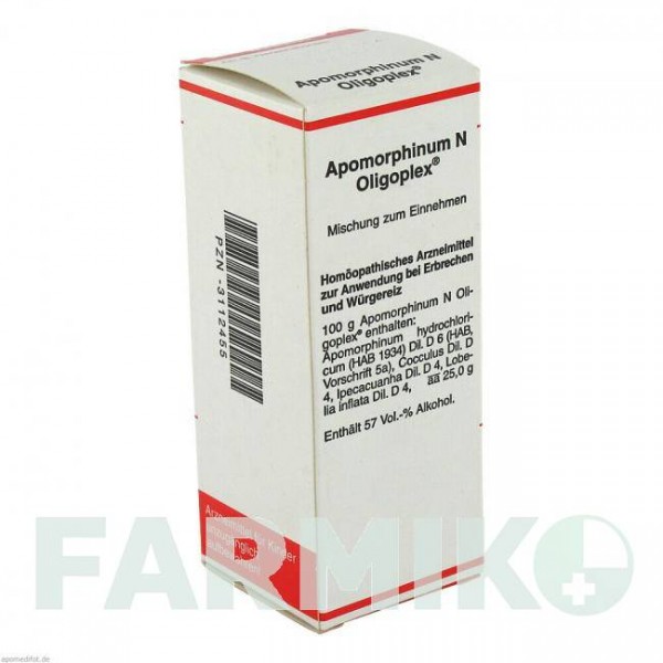АПОМОРФИНУМ (APOMORPHINUM) капли 50 мл - Гомеопатия MEDA PHARMA