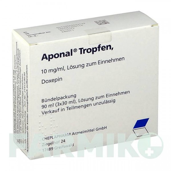 АПОНАЛ (APONAL) раствор 90 мл - Доксепин CHEPLAPHARM