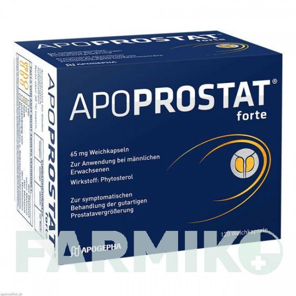 АПОПРОСТАТ (APOPROSTAT) 65 мг капсулы 120 шт - Фитостерол APOGEPHA