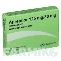 АПРЕПИЛОР (APREPILOR) 125 мг/80 мг капсулы 3 шт - Апрепитант ETHYPHARM