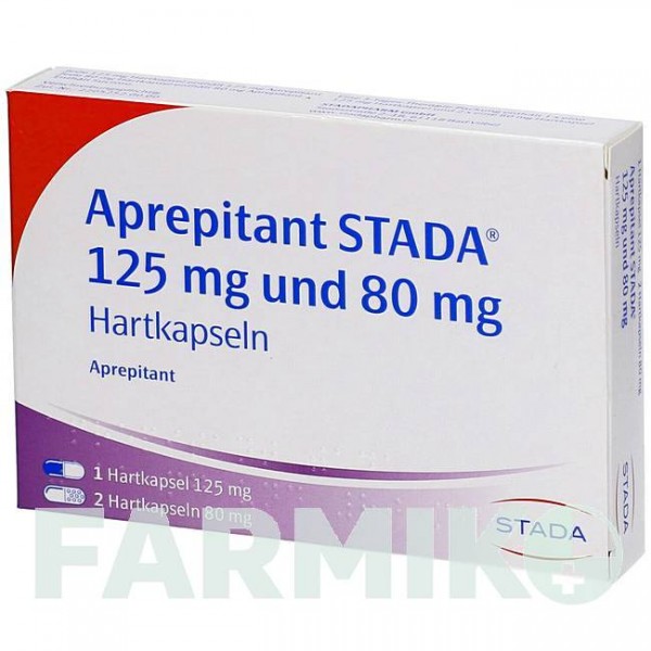 АПРЕПИТАНТ (APREPITANT) 125 мг/80 мг капсулы 3 шт - Апрепитант STADAPHARM