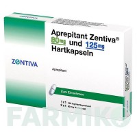 АПРЕПІТАНТ (APREPITANT) 80 мг 125 мг капсули 3 шт - Апрепітант ZENTIVA