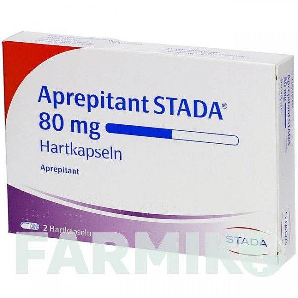 АПРЕПІТАНТ (APREPITANT) 80 мг капсули 2 шт - Апрепітант STADAPHARM