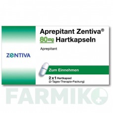 АПРЕПІТАНТ (APREPITANT) 80 мг капсули 2 шт - Апрепітант ZENTIVA