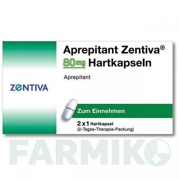 АПРЕПИТАНТ (APREPITANT) 80 мг капсулы 2 шт - Апрепитант ZENTIVA