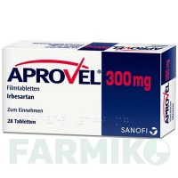 АПРОВЕЛЬ (APROVEL) 300 мг таблетки 28 шт - Ирбесартан SANOFI