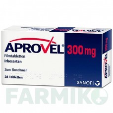 АПРОВЕЛЬ (APROVEL) 300 мг таблетки 28 шт - Ирбесартан SANOFI