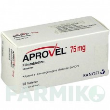 АПРОВЕЛЬ (APROVEL) 75 мг таблетки 98 шт - Ирбесартан KOHLPHARMA