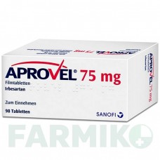 АПРОВЕЛЬ (APROVEL) 75 мг таблетки 98 шт - Ирбесартан SANOFI