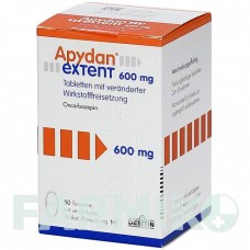 АПИДАН (APYDAN) 600 мг таблетки 50 шт - Окскарбазепин DESITIN