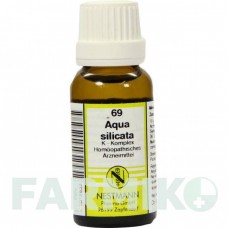 АКВА СИЛІКАТА (AQUA SILICATA) розчин 20 мл - Гомеопатія NESTMANN PHARMA