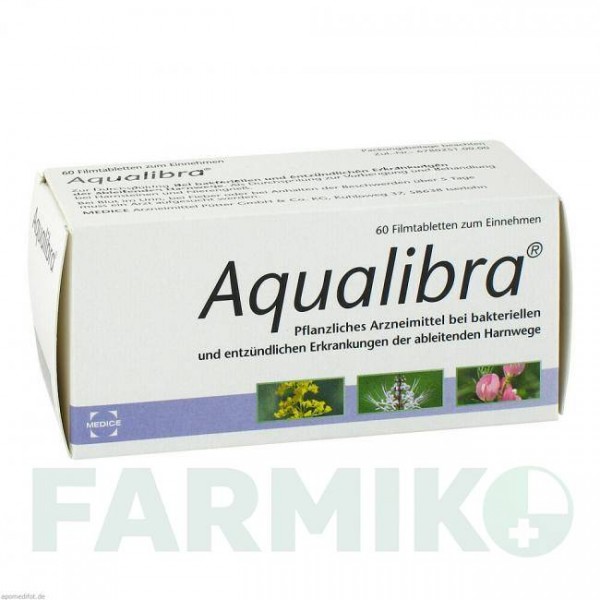 АКВАЛИБРА (AQUALIBRA) таблетки 60 шт - Активные вещества MEDICE PUTTER