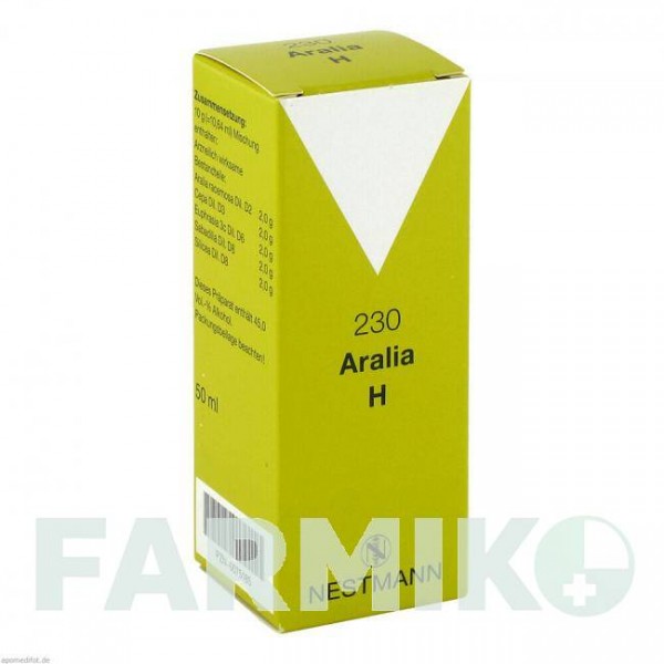 АРАЛІЯ (ARALIA) краплі 50 мл - Гомеопатія NESTMANN PHARMA