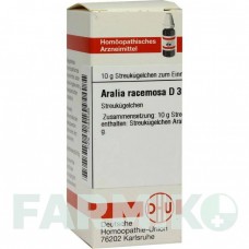 АРАЛИА РАЦЕМОЗА (ARALIA RACEMOSA) D 30 глобули 10 г - Гомеопатия DHU