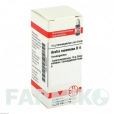АРАЛИА РАЦЕМОЗА (ARALIA RACEMOSA) D 4 глобули 10 г - Гомеопатия DHU