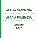 АРАЛИА РАЦЕМОЗА (ARALIA RACEMOSA) LM 7 раствор 10 мл - Гомеопатия ARCANA DR.SEWERIN