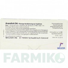 АРАНДИЗИТ (ARANDISIT) D 6 ампулы 8x1 мл - Гомеопатия WELEDA