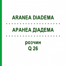 АРАНЕА ДІАДЕМА (ARANEA DIADEMA) Q 26 розчин 15 мл - Гомеопатія GUDJONS