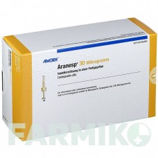 АРАНЕСП (ARANESP) 30 мкг шприци 4 шт - Дарбепоэтин альфа AMGEN