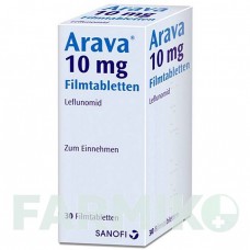 АРАВА (ARAVA) 10 мг таблетки 30 шт - Лефлуномид SANOFI