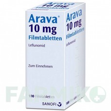 АРАВА (ARAVA) 10 мг таблетки 100 шт - Лефлуномид SANOFI