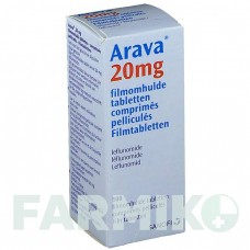 АРАВА (ARAVA) 20 мг таблетки 100 шт - Лефлуномид CC PHARMA