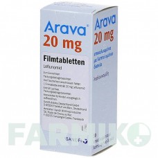АРАВА (ARAVA) 20 мг таблетки 30 шт - Лефлуномид EMRA-MED