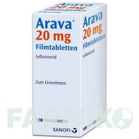 АРАВА (ARAVA) 20 мг таблетки 100 шт - Лефлуномид SANOFI