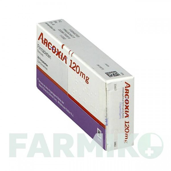АРКОКСИА (ARCOXIA) 120 мг таблетки 28 шт - Эторикоксиб KOHLPHARMA