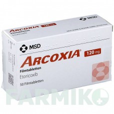 АРКОКСИА (ARCOXIA) 120 мг таблетки 50 шт - Эторикоксиб ORGANON
