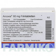 АРКОКСІЯ (ARCOXIA) 60 мг таблетки 100 шт - Еторикоксиб CC PHARMA