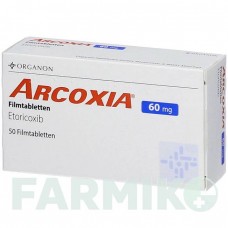 АРКОКСИА (ARCOXIA) 60 мг таблетки 50 шт - Эторикоксиб ORGANON