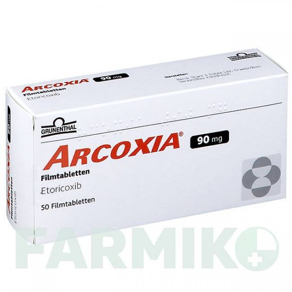 АРКОКСИА (ARCOXIA) 90 мг таблетки 50 шт - Эторикоксиб ABACUS MEDICINE