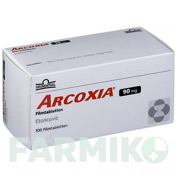 АРКОКСИА (ARCOXIA) 90 мг таблетки 100 шт - Эторикоксиб ABACUS MEDICINE
