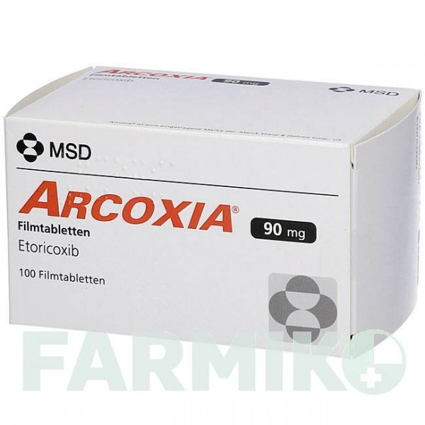 АРКОКСИА (ARCOXIA) 90 мг таблетки 20 шт - Эторикоксиб DOCPHARM