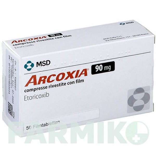 АРКОКСИА (ARCOXIA) 90 мг таблетки 50 шт - Эторикоксиб DOCPHARM