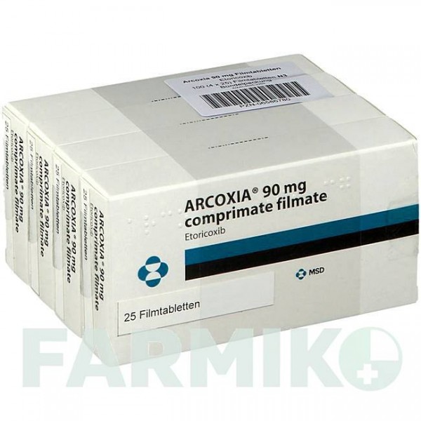 АРКОКСИА (ARCOXIA) 90 мг таблетки 100 шт - Эторикоксиб DOCPHARM