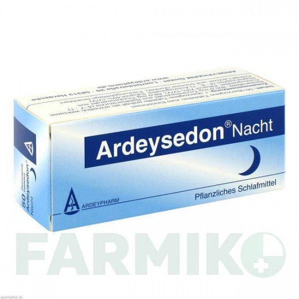 АРДЕЙСЕДОН (ARDEYSEDON) таблетки 50 шт - Активные вещества ARDEYPHARM
