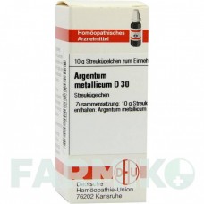 АРГЕНТУМ МЕТАЛЛИКУМ (ARGENTUM METALLICUM) D 30 глобули 10 г - Гомеопатия DHU