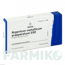 АРГЕНТУМ МЕТАЛЛИКУМ (ARGENTUM METALLICUM) D 30 ампулы 8 шт - Гомеопатия WELEDA
