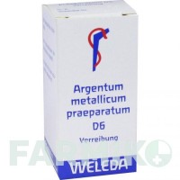 АРГЕНТУМ МЕТАЛЛИКУМ (ARGENTUM METALLICUM) D 6 тритурация 20 г - Гомеопатия WELEDA