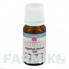 АРГЕНТУМ НИТРИКУМ (ARGENTUM NITRICUM) D 30 глобули 10 г - Гомеопатия SPAGYRA