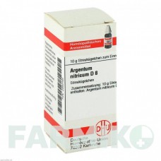 АРГЕНТУМ НИТРИКУМ (ARGENTUM NITRICUM) D 8 глобули 10 г - Гомеопатия DHU