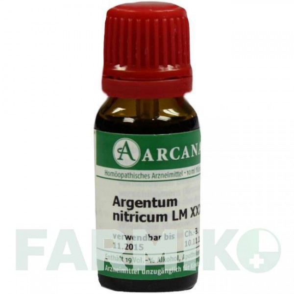 АРГЕНТУМ НІТРИКУМ (ARGENTUM NITRICUM) LM 30 розчин 10 мл - Гомеопатія ARCANA DR.SEWERIN