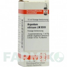АРГЕНТУМ НИТРИКУМ (ARGENTUM NITRICUM) LM XVIII раствор 10 мл - Гомеопатия DHU