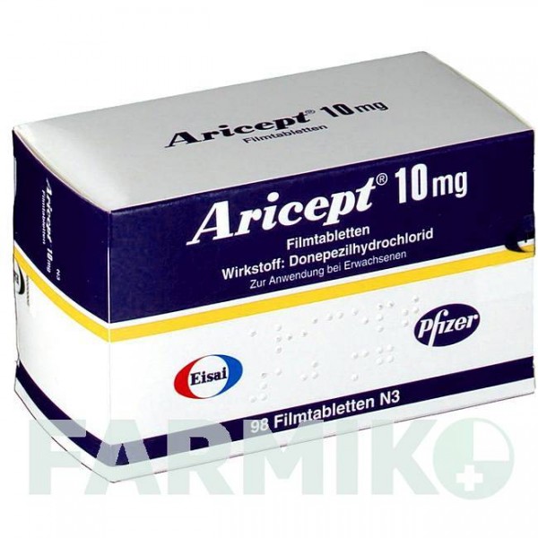 АРИСЕПТ (ARICEPT) 10 мг таблетки 56 шт - Донепезил EISAI