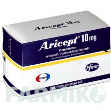 АРИСЕПТ (ARICEPT) 10 мг таблетки 98 шт - Донепезил EISAI