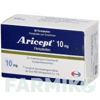 АРИСЕПТ (ARICEPT) 10 мг таблетки 98 шт - Донепезил KOHLPHARMA