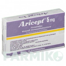 АРИСЕПТ (ARICEPT) 5 мг таблетки 28 шт - Донепезил EISAI